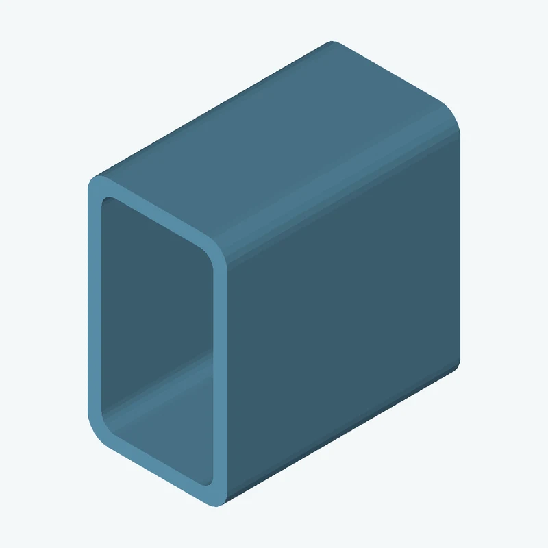 Rectangular hollow section 50x30x3 EN10219 S235JRH