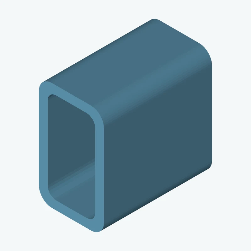 Rectangular hollow section 50x30x4 EN10219 S235JRH