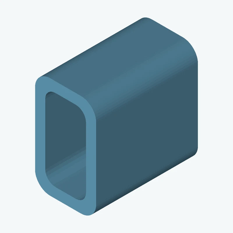 Rectangular hollow section 50x30x5 EN10219 S235JRH