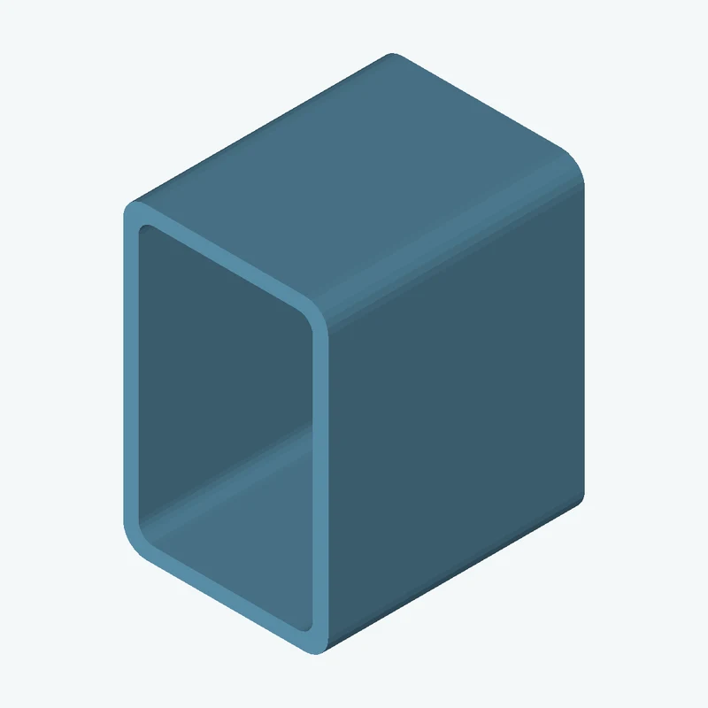 Rectangular hollow section 60x40x3 EN10219 S235JRH