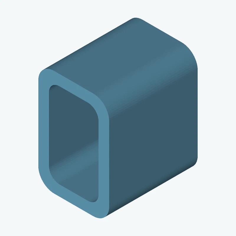 Rectangular hollow section 60x40x6 EN10219 S235JRH