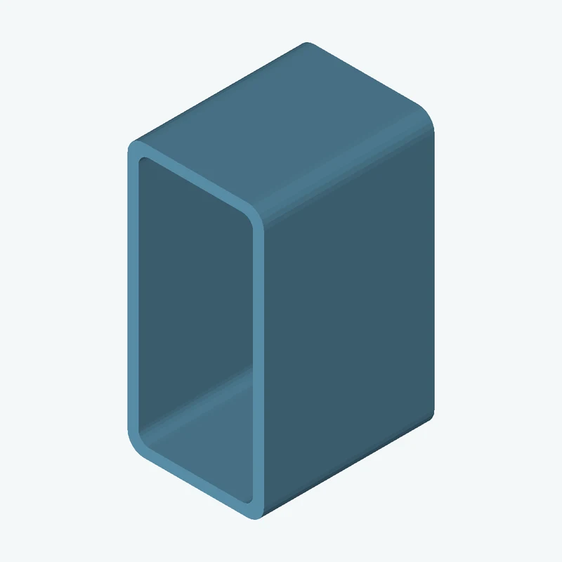 Rectangular hollow section 80x40x3.2 EN10219 S235JRH