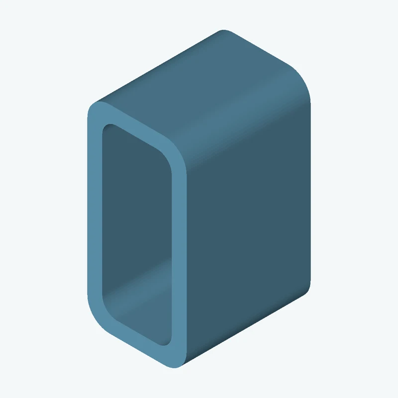 Rectangular hollow section 80x40x6 EN10219 S235JRH