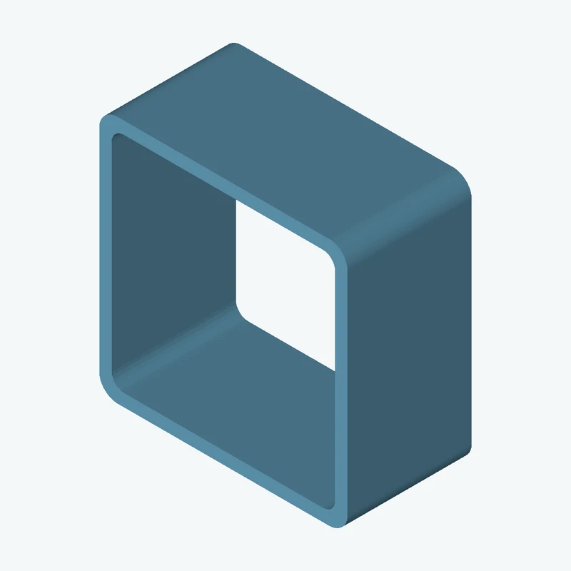 Square hollow section 100x100x5 EN10219 S235JRH
