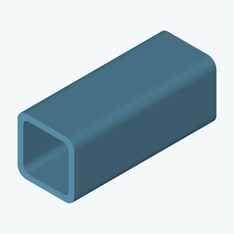 Square hollow section 20x20x2 EN10219 S235JRH