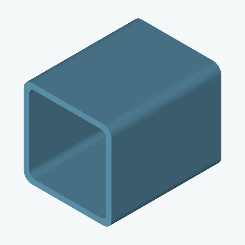 Square hollow section 40x40x2.5 EN10219 S235JRH