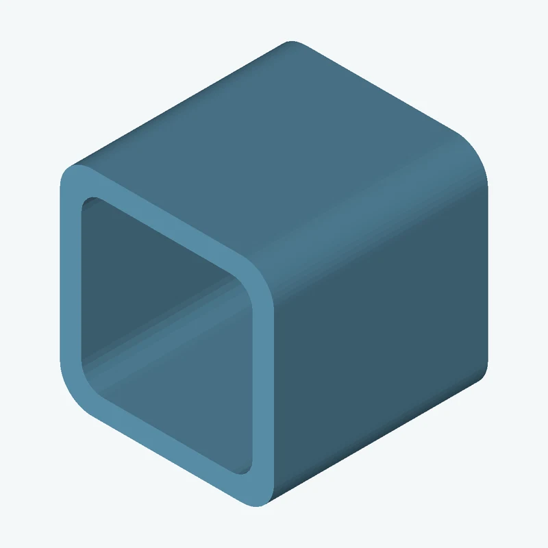 Square hollow section 50x50x5 EN10219 S235JRH