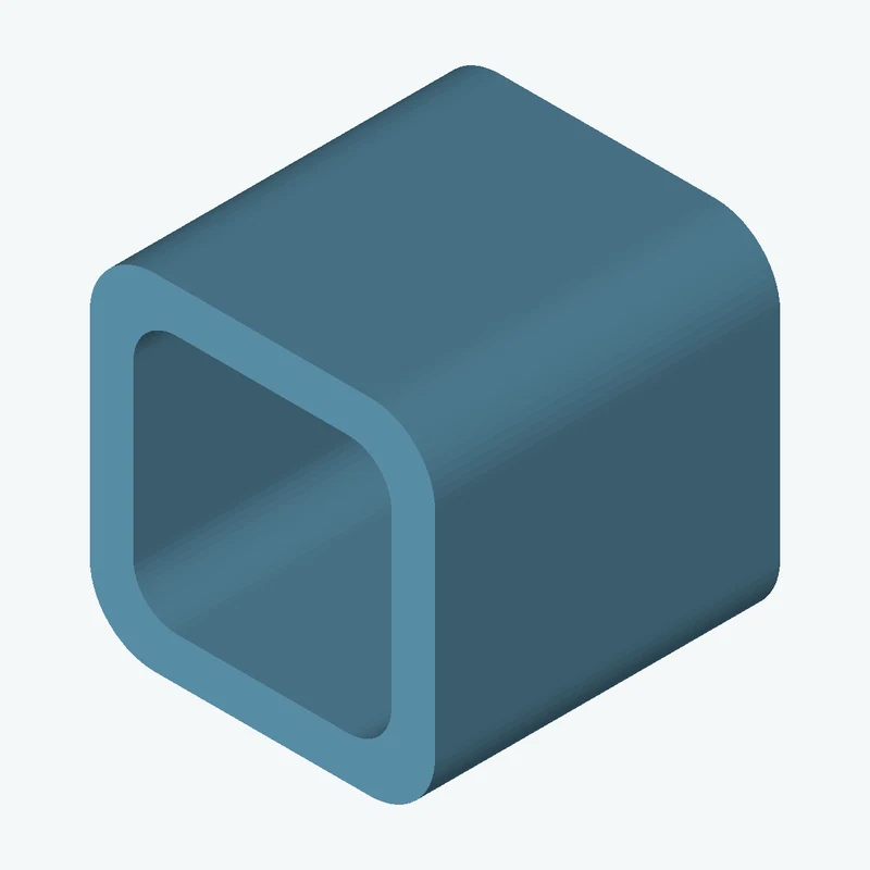 Square hollow section 50x50x6.3 EN10219 S235JRH