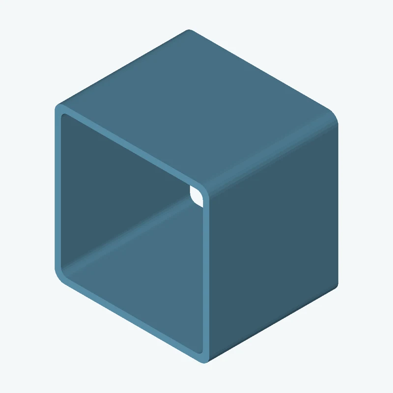Square hollow section 60x60x2.5 EN10219 S235JRH