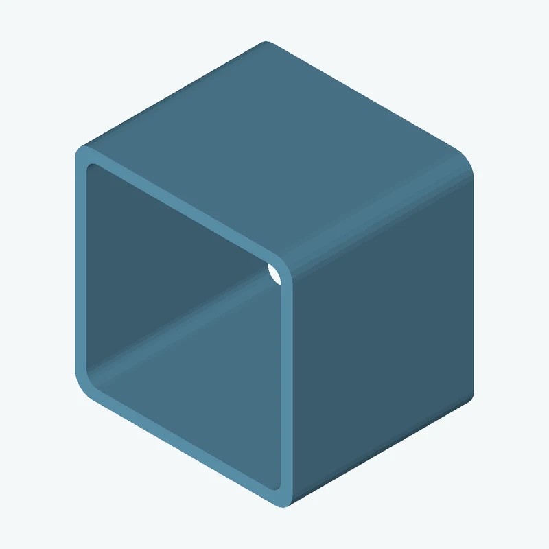 Square hollow section 60x60x3.2 EN10219 S235JRH