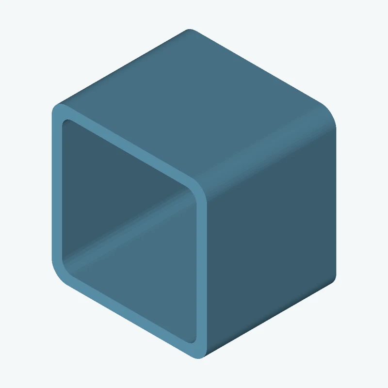 Square hollow section 60x60x4 EN10219 S235JRH