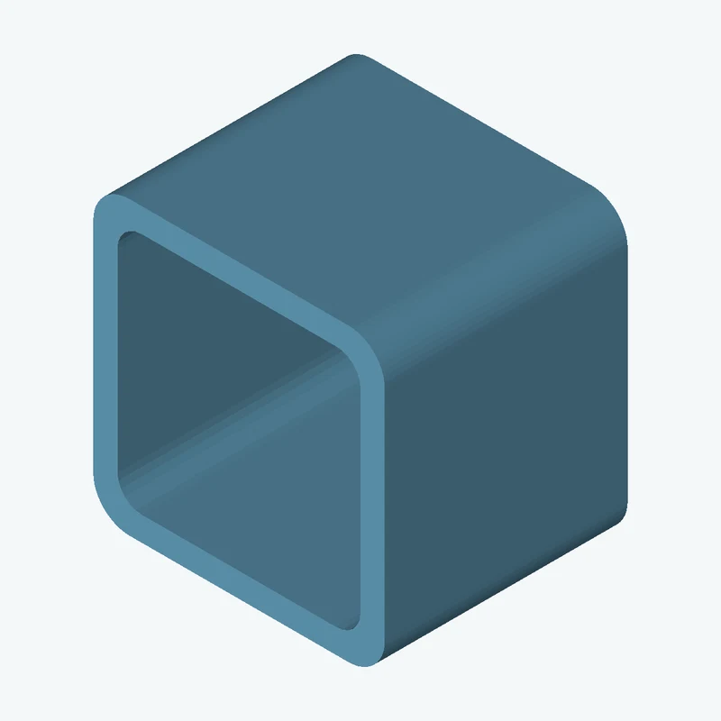 Square hollow section 60x60x5 EN10219 S235JRH