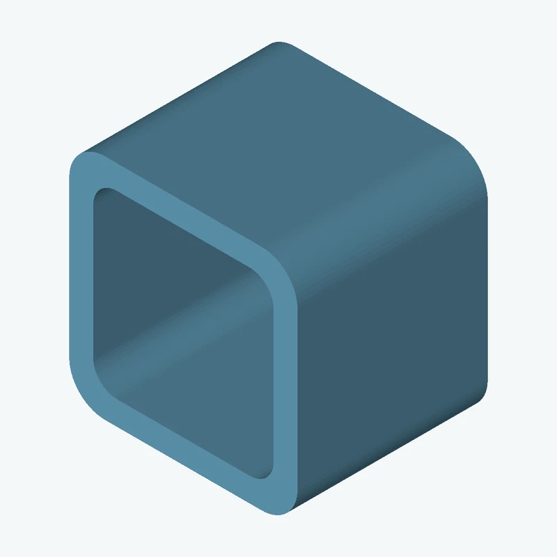 Square hollow section 60x60x6.3 EN10219 S235JRH