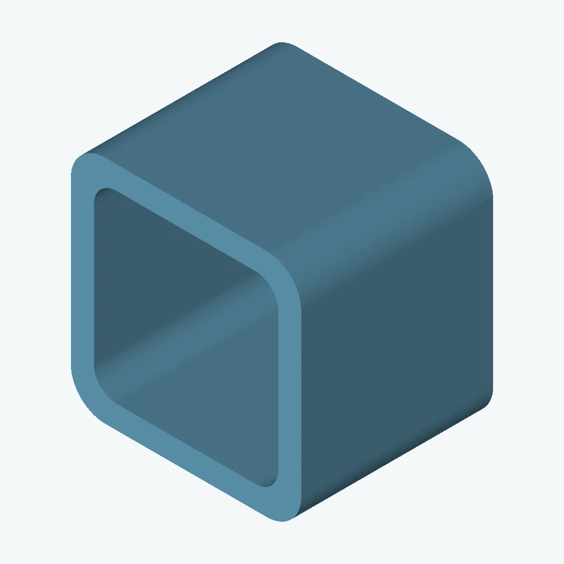 Square hollow section 60x60x6 EN10219 S235JRH