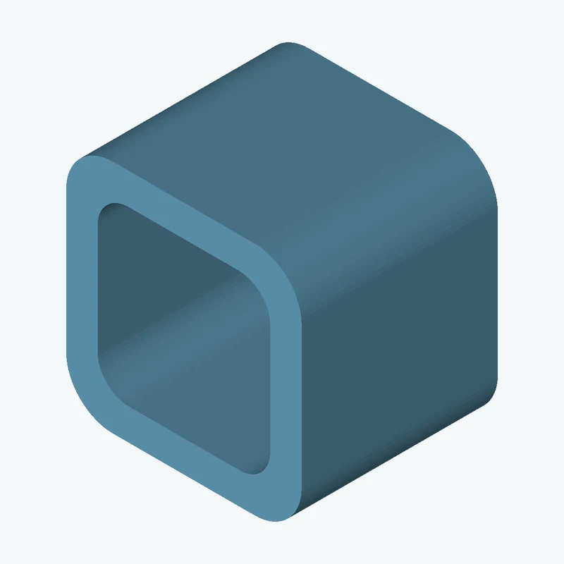 Square hollow section 60x60x8 EN10219 S235JRH
