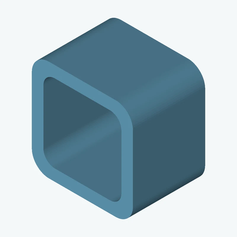 Square hollow section 70x70x8 EN10219 S235JRH