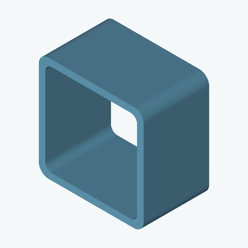 Square hollow section 80x80x5 EN10219 S235JRH
