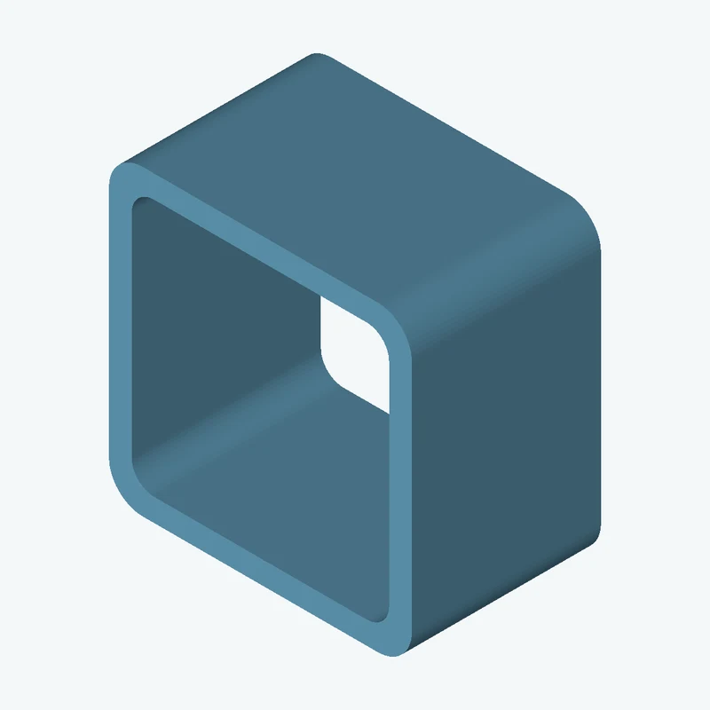 Square hollow section 80x80x6 EN10219 S235JRH