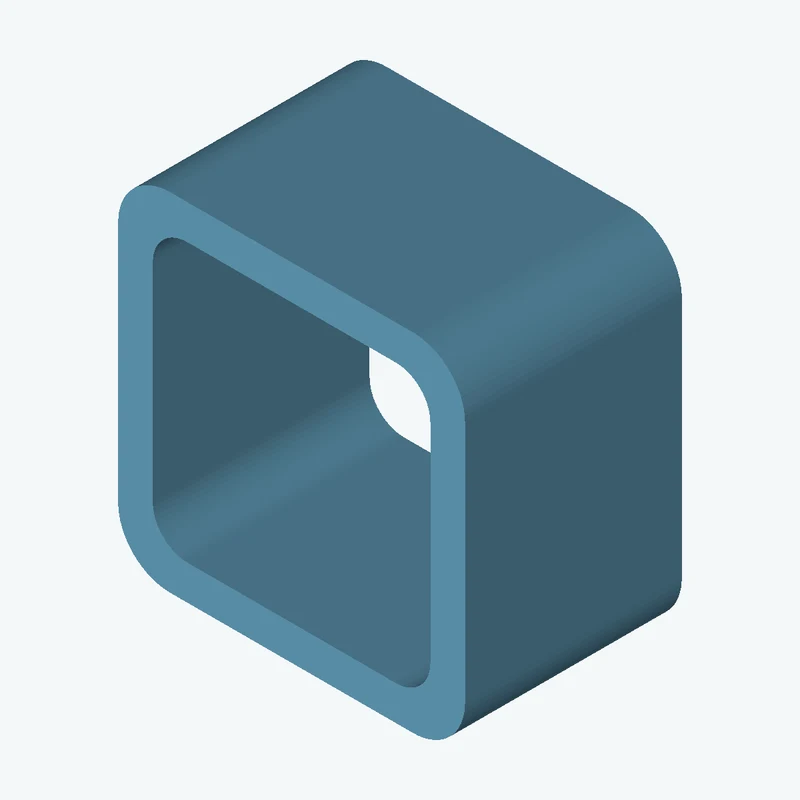 Square hollow section 80x80x8 EN10219 S235JRH