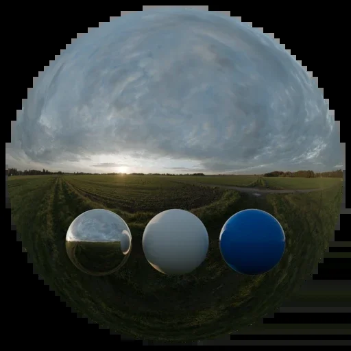 Evening Sky HDRI 012 A