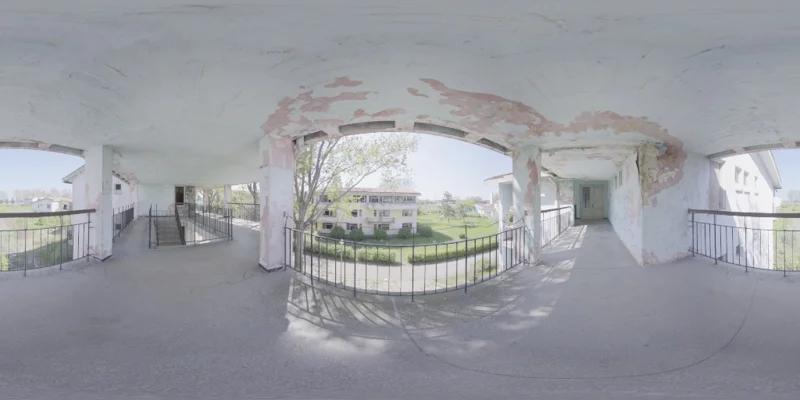 Old Apartments Walkway
