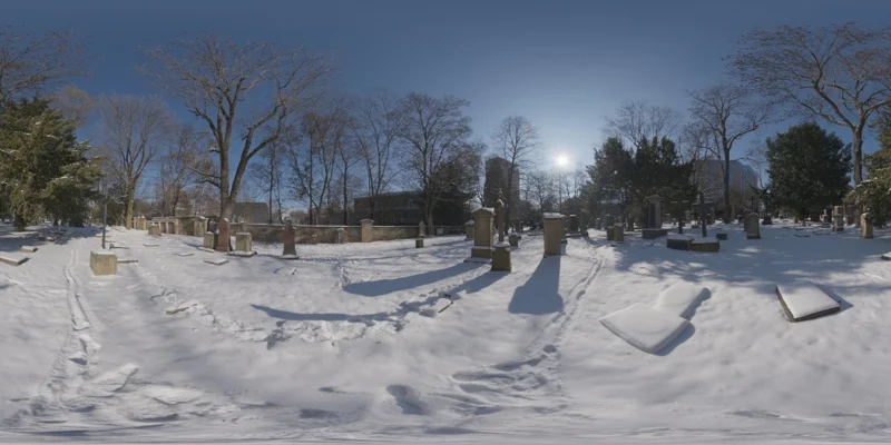 Snowy Cemetery
