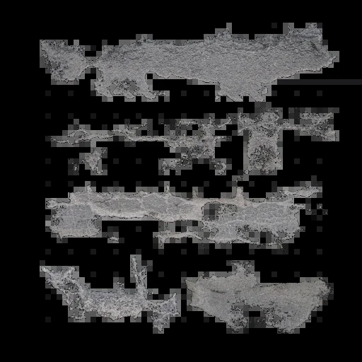 Asphalt Damage Set 001
