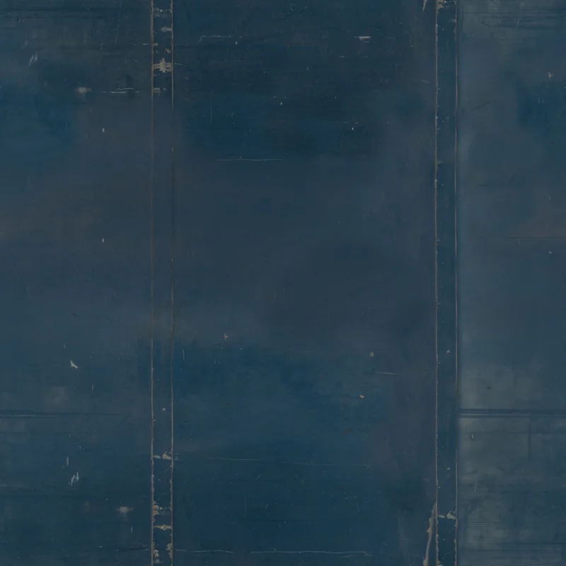 Blue Metal Plate