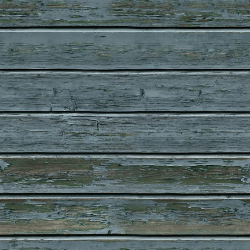 Blue Painted Planks
