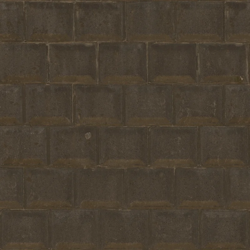 Concrete Block Wall 03