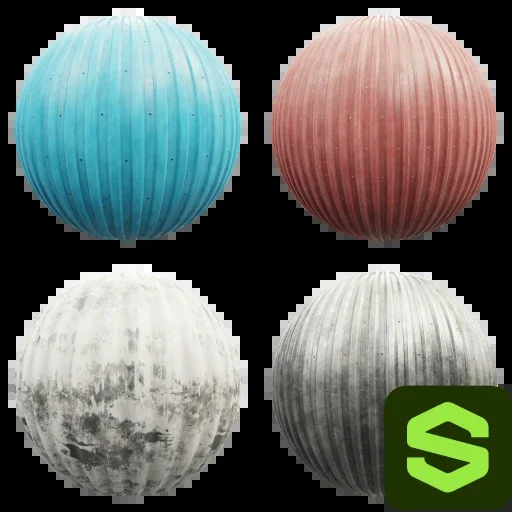 Corrugated Steel Substance 001