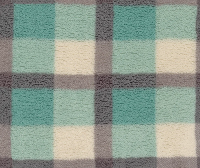 Curly Teddy Checkered