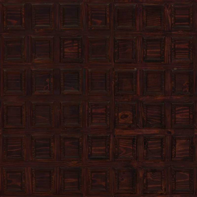 Dark Paneled Wood