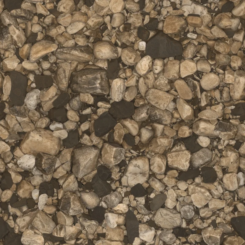 Dry River Pebbles