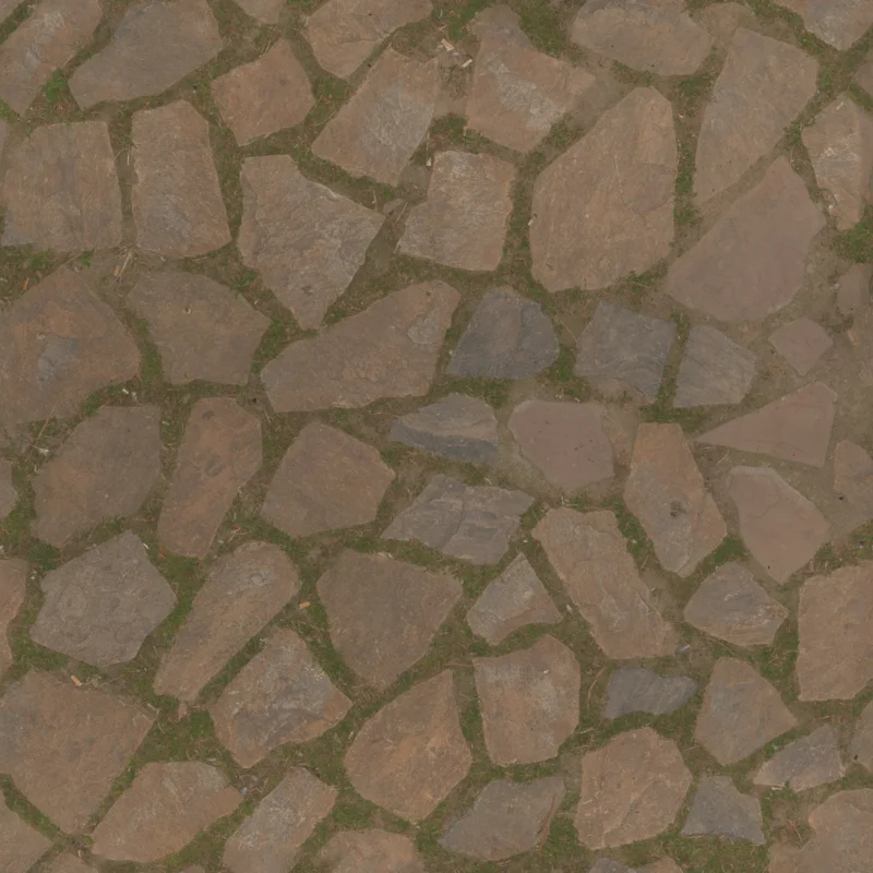 Grassy Cobblestone