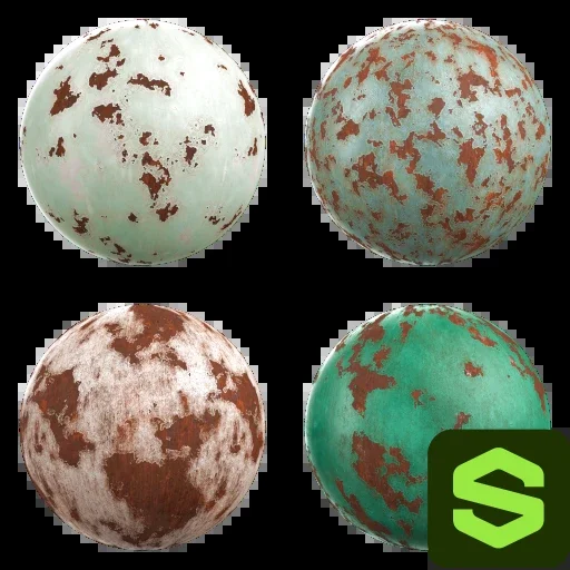 Painted Metal Substance 002