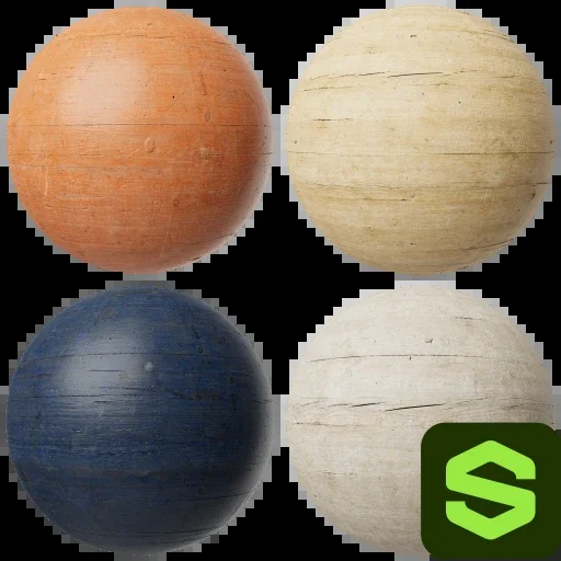 Painted Wood Substance 002
