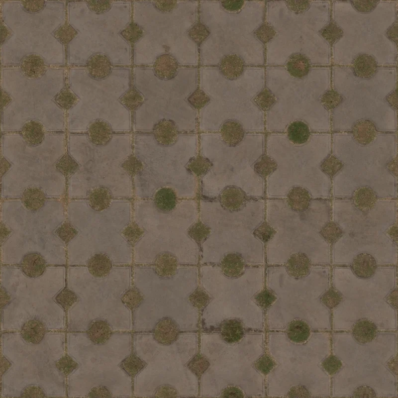 Patterned Concrete Pavers 03