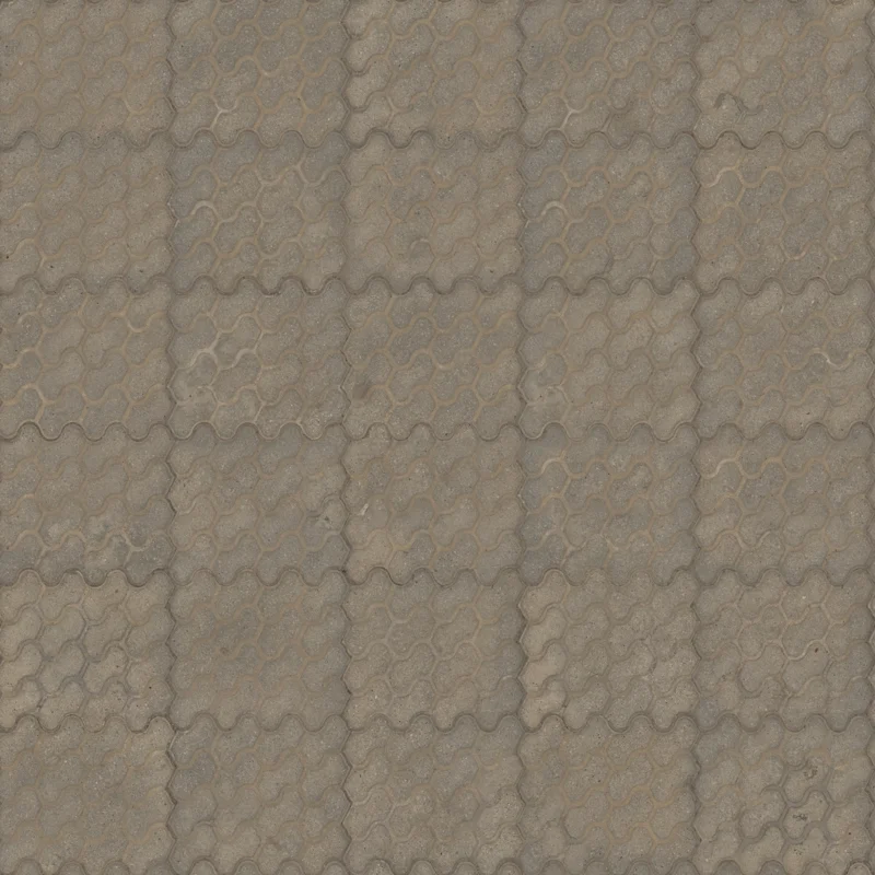 Patterned Concrete Pavers