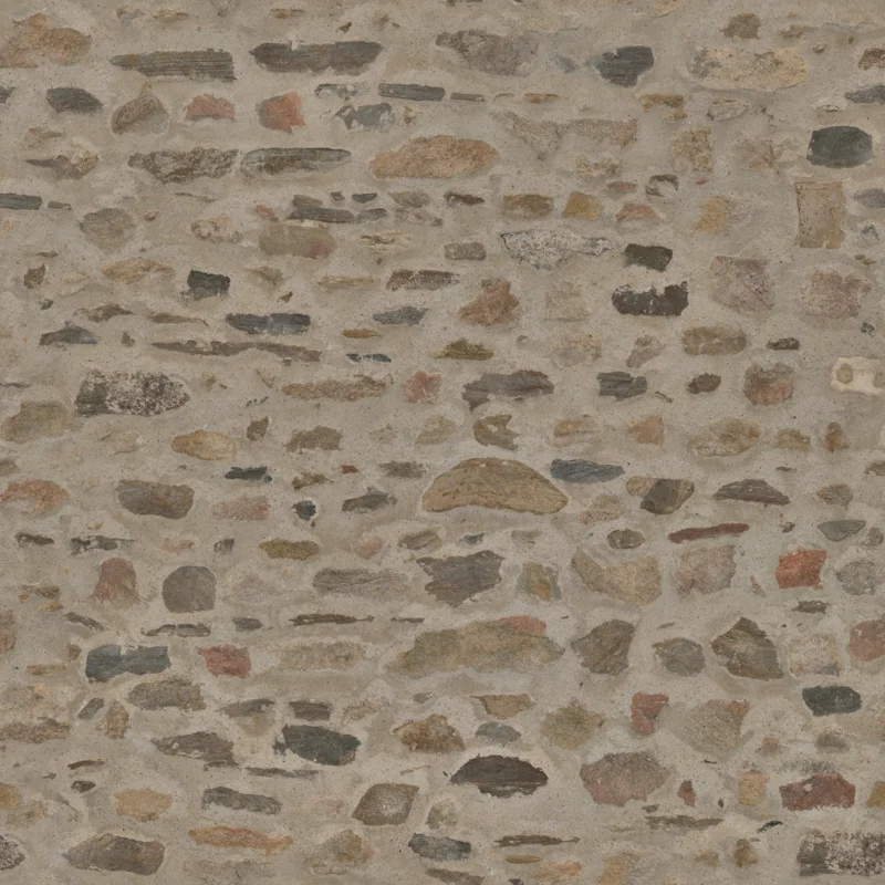 Plaster Stone Wall 02