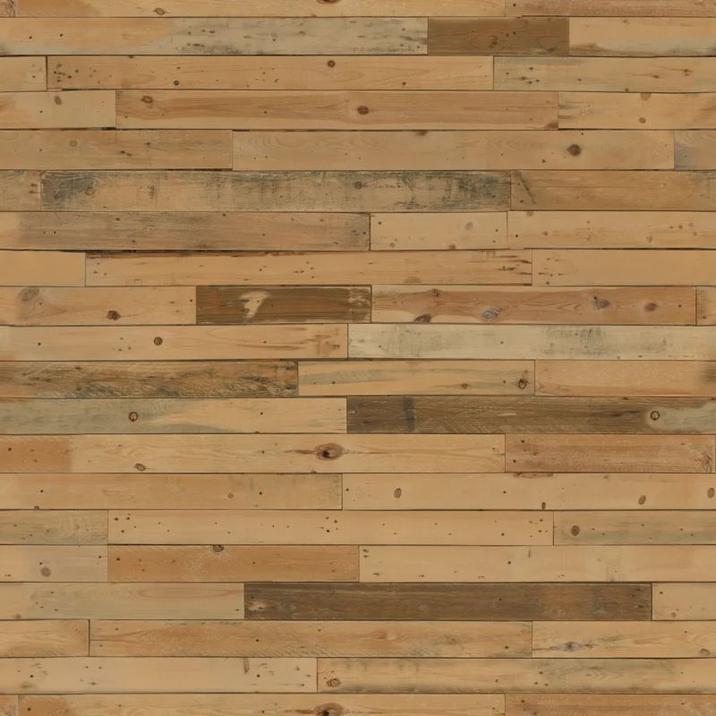 Raw Plank Wall