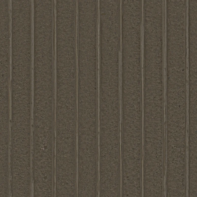 Ribbed Concrete Wall