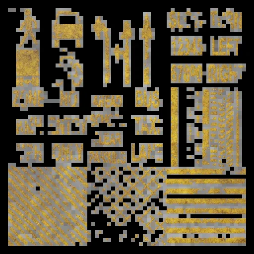 Road Lines 019 C