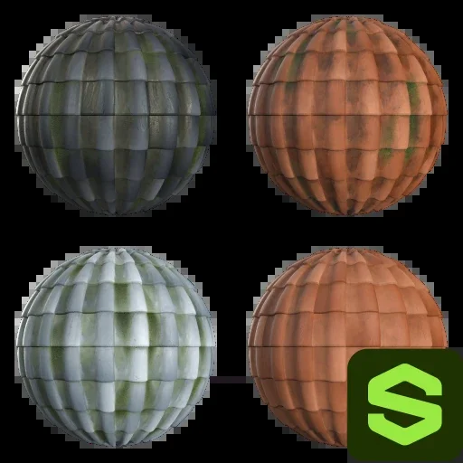 Roofing Tiles Substance 002
