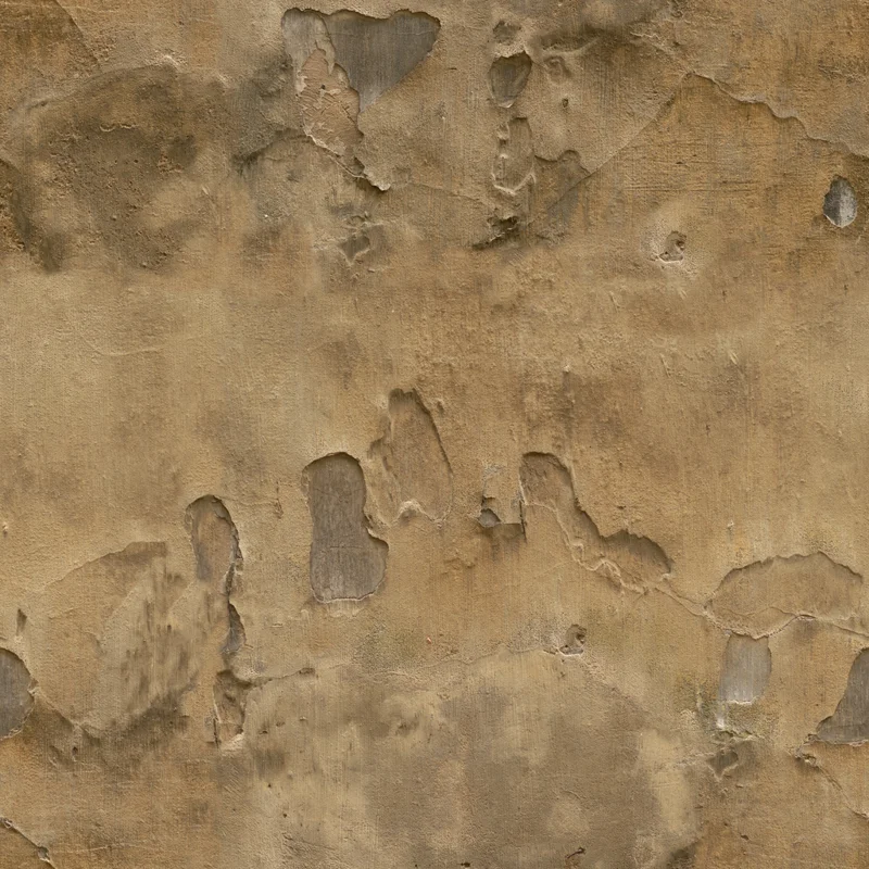 Rough Plaster Broken