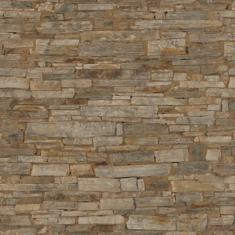 Rustic Stone Wall 02