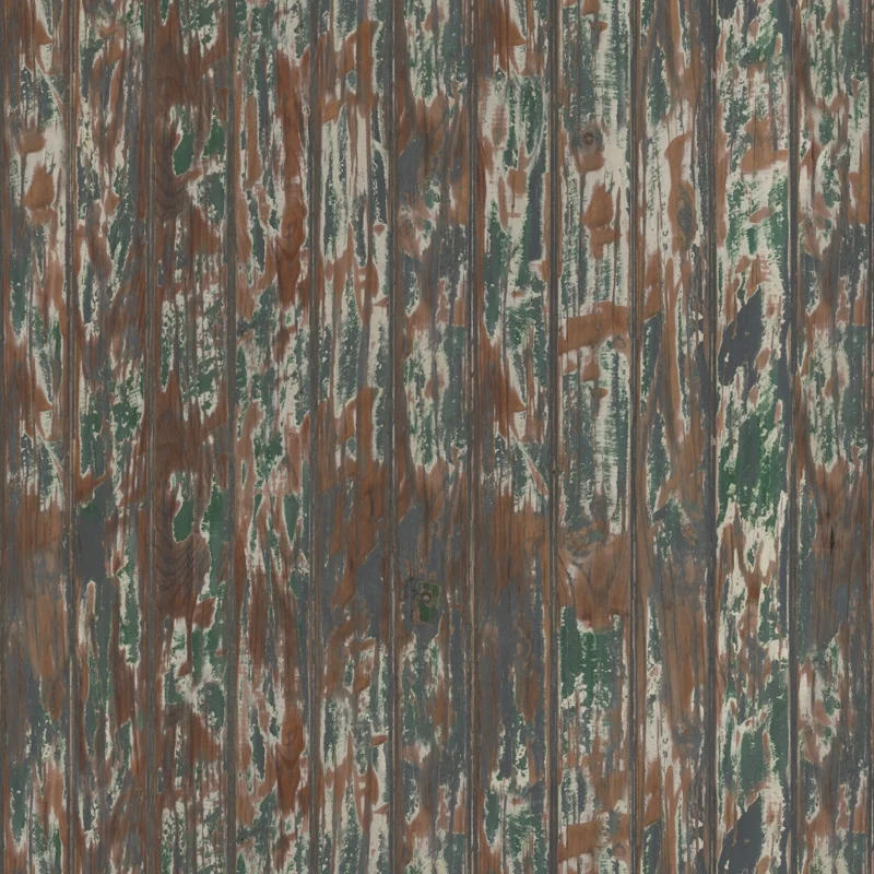 Weathered Peeling Timber