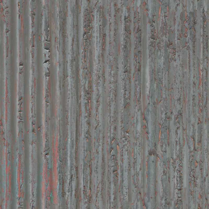 Worn Corrugated Iron