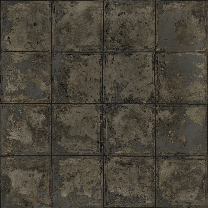 Worn Tile Floor