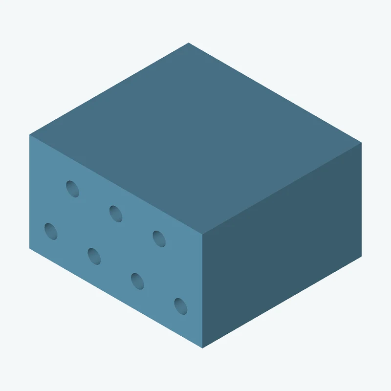 Rectangular body, 20 × 11.4 × 18.4 mm (W×D×H) — 0511